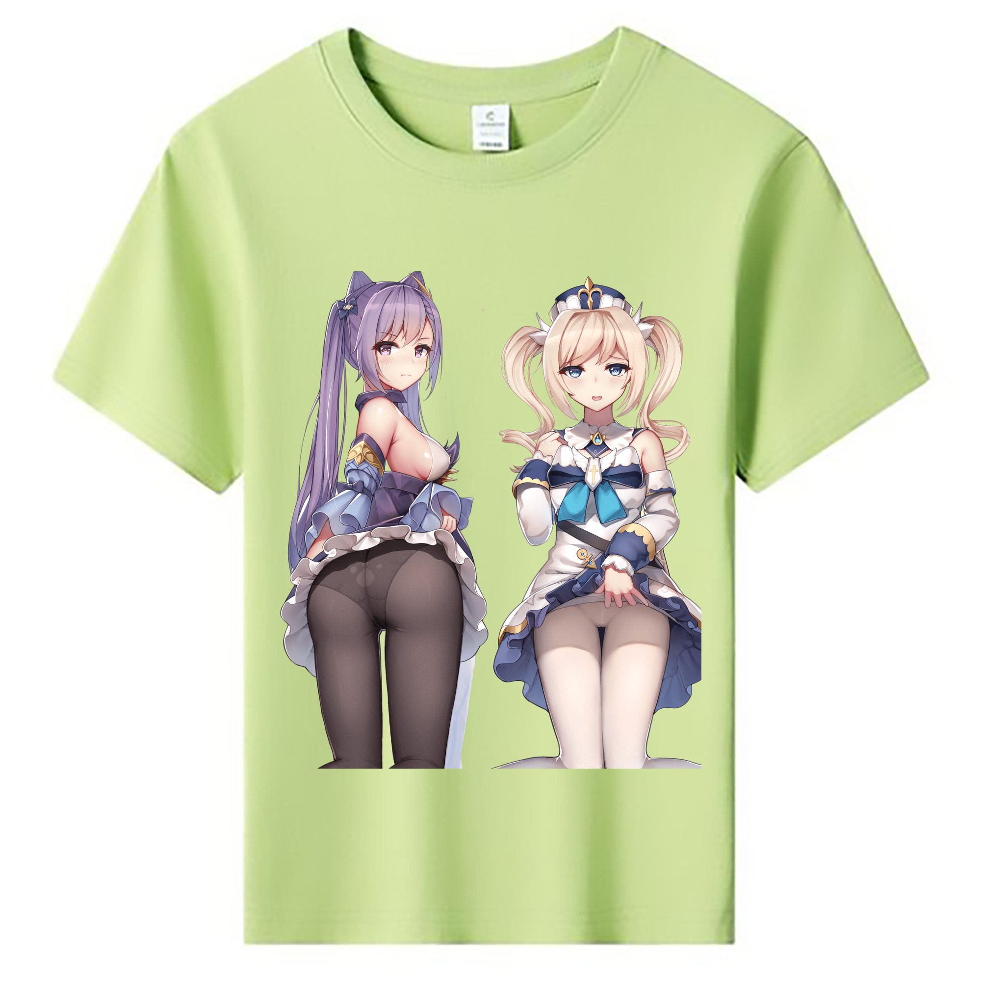 げんし神 刻晴 こくせい genshin Kokusei 綿100％キッズTシャツ（フロントプリント）